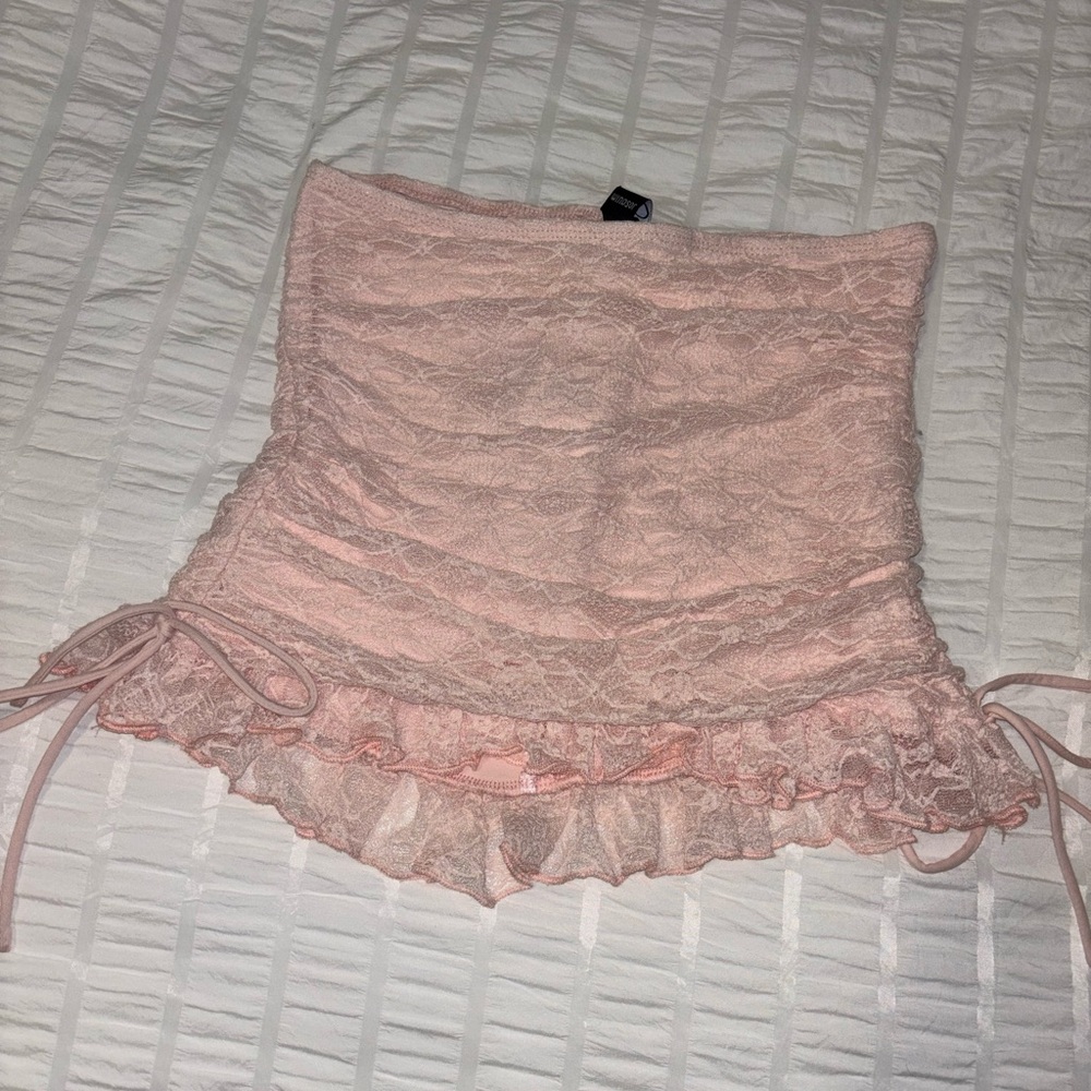 windsor lace pink skirt
